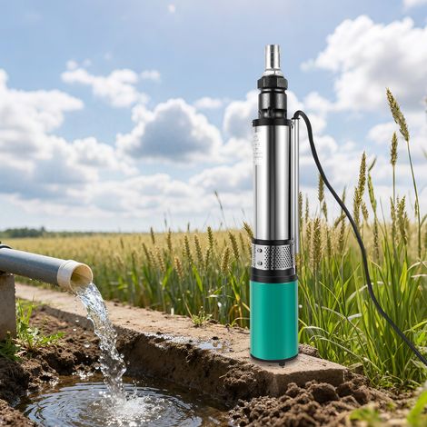 Solar Water Pump Screw Submersible Bore Hole Power Deep Well Pump 24V 5m³/h (1/5)
