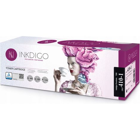 Tóner Inkdigo 43979102 compatible con OKI B400 MB460 B420DN B430DN B410 con certificación TÜV. (1/3)
