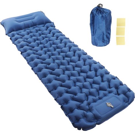 Matelas Gonflable Double Léger Imperméable pour Camping avec Sac de Rangement (1/5)