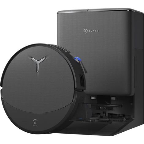 Ecovacs DEEBOT T90 PRO OMNI Robot aspirapolvere lavapavimenti, 30.000 Pa, ricarica PowerBoost, OZMO ROLLER 3.0 con TruEdge 3.0, erogazione automatica della soluzione detergente, ... - DEEBOTT90PROOMNI