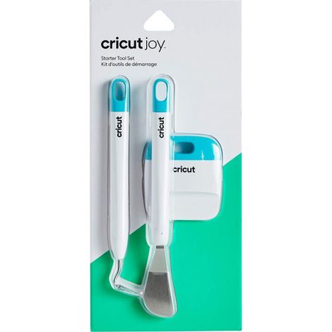Cricut Kit Joy blanc et bleu outils découpe essentiels (1/4)