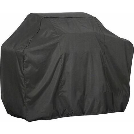 Housse de barbecue et plancha,La housse de gril est fabriquée en tissu Oxford 210D, plaqué argent noir, imperméable, durable, indéchirable et anti-poussière, convient pour barbecue, gril à ga