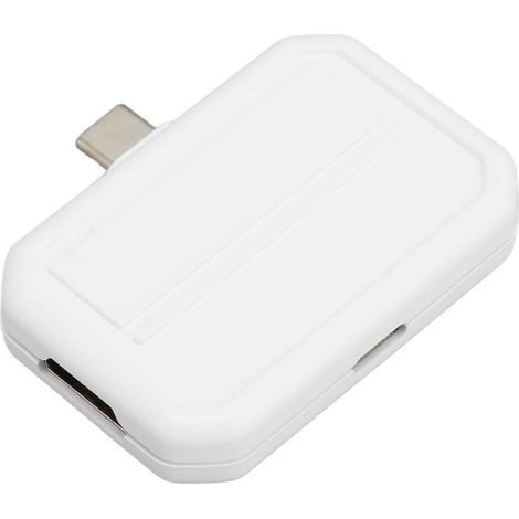 Station d'accueil 3-en-1 Type C vers HDMI, USB 3.0 et PD, multiprise multifonction blanche (1/5)