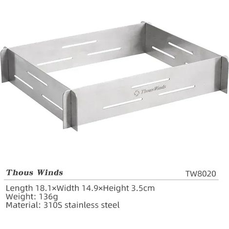 Accessoires pour poêles Thousand Winds compatibles avec le revêtement décoratif en bois massif KOVEA CUBE, réchauds à gaz de camping extérieurs, accessoires de bricolage pour réchauds de cuisine porta (1/5)