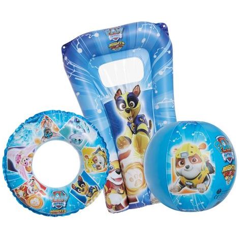 Strandspielzeug Set 3-teilig, Wasserball, Schwimmreifen, Kindermatratze (1/2)