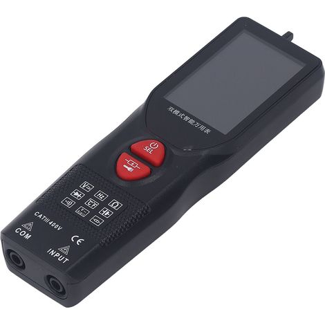 Multimètre numérique pour automobile, détecteur mural, écran LCD, testeur électrique, voltmètre, ampèremètre. (1/5)