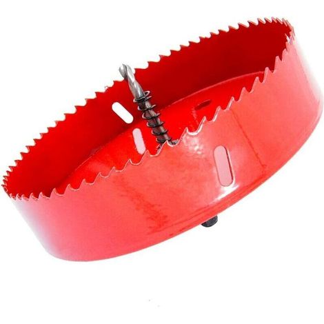 Scie-cloche bi-métal HSS avec tige pour bois et métal (1/5)