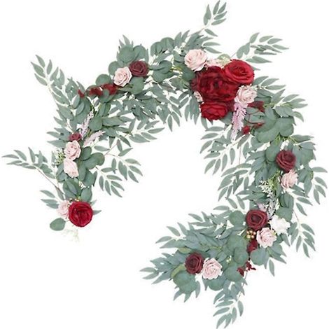 Voici une proposition de titre en français, optimisée pour les mots-clés et le référencement, avec un maximum de 190 caractères :
Guirlande de fausses roses fleuries pour décoration de table, mur, ar (1/4)