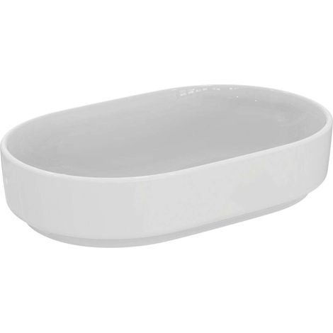 Ideal Standard i.Life O - Aufsatzwaschbecken 60x38 cm, ohne Überlauf, weiß T573101 (1/5)