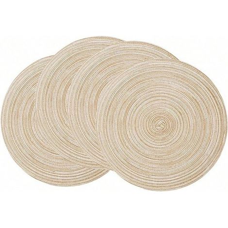 Set de table créatif de style nordique — Tapis de table domestique résistant à la chaleur (38 cm) (1/5)