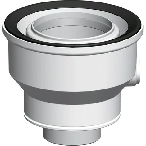 Wolf 2651733 - Adaptador conducto aire/escape DN60/100 a DN80/125