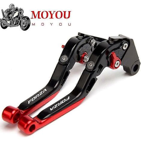 Accessoires moto Honda Forza 300 250 125 Forza300 : levier de frein et d'embrayage pliable, extensible et réglable CNC pour scooter.