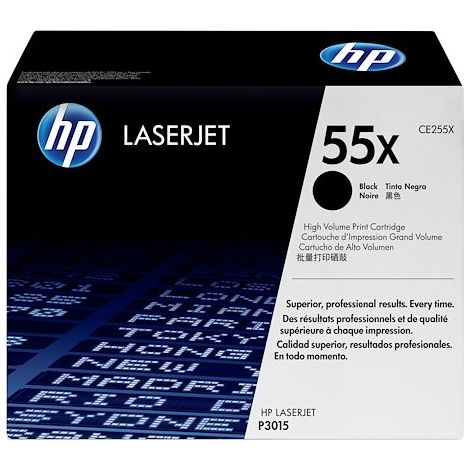 HP 55X High Yield Black Original LaserJet Toner Cartridge Cartouche de toner 1 pièce(s)