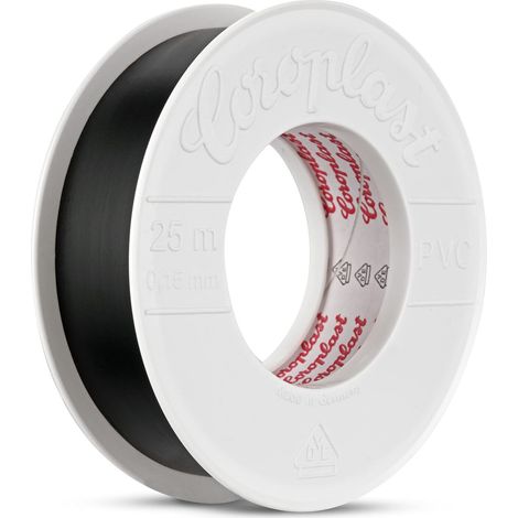 Rev Ritter 0518216777 - Nastro Isolante, 0,15 mm X 25 mm X 25 m, Colore: Nero (1/3)