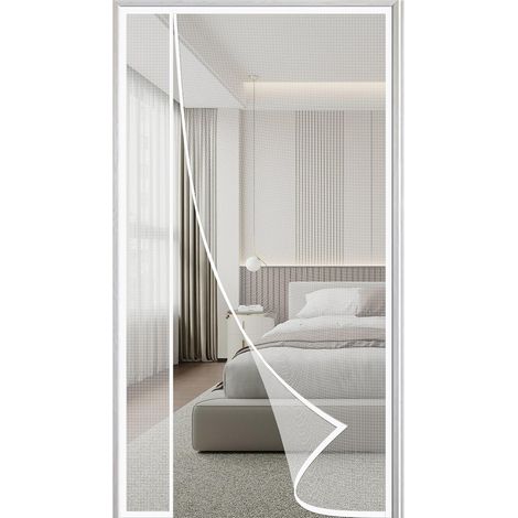 Moustiquaire Porte Fenetre Magnétique 50x50cm Rideau Pour Ouverture (1/5)