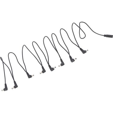 Câble répartiteur d'alimentation pour pédale d'effet guitare (1 à 8 voies en guirlande) pour pédalier d'effets. (1/5)
