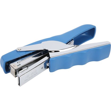 Agrafeuse bleue plus épaisse, machine à relier manuelle et économique pour la commande quotidienne de livres dans les écoles, les bureaux et les familles (1/5)