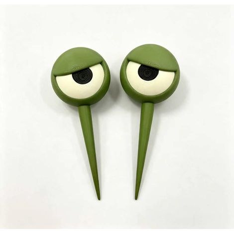 Décorations pour pots de plantes, yeux rigolos à planter dans le sol, accessoire fantaisiste pour plantes d’intérieur (1/5)