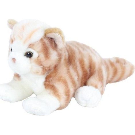 Rote, liegende Katze, 30 cm