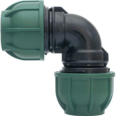 RACCORDO A COMPRESSIONE PN10 GOMITO 90  °  mis. 40x40 5.00 pz