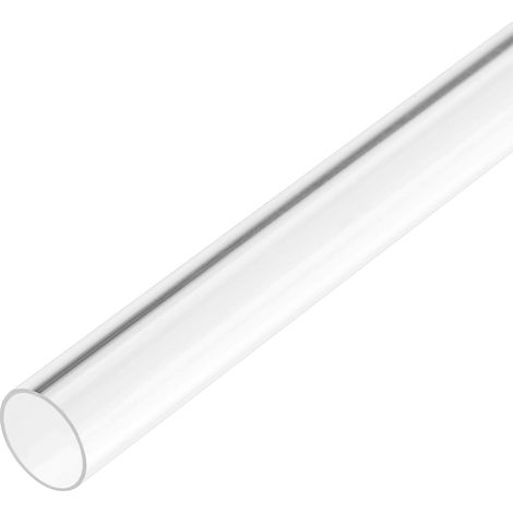 2Pcs Tube PVC Rigide Transparent 9mm ID x 10mm OD x 0.4M Tube Rond pour Aquarium et Bricolage (1/5)