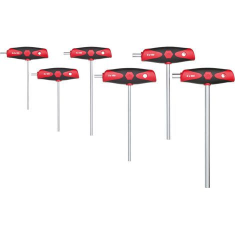 Jeu 6 Tournevis Hexagonaux avec Comfortgrip 26247
