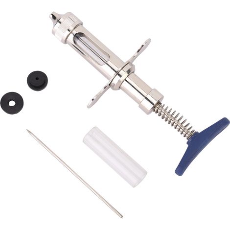 2ML seringue à aiguille pour poulet, vaccin immunisation animale, injecteur continu pour volailles (1/5)