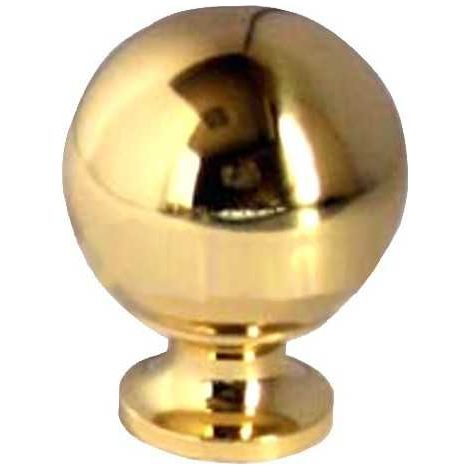 Pomolo Sfera Ottone Lucido mm 22