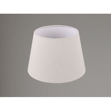 Stoff Lampenschirm NELDE Creme Weiß für E27 Tischlampen & Stehlampen, Ø 26cm (1/5)