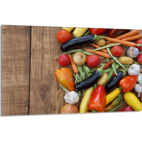Glasschutzplatte für den Herd 80x52 Gemüse (1/5)