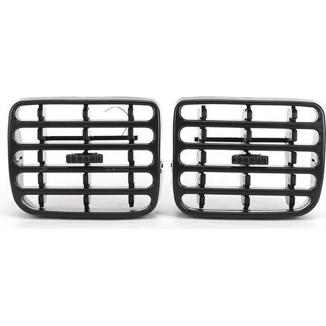 1 paire de cadre de ventilation de climatisation, Grille de tableau de bord de voiture adaptée pour CLIO MK2 1998 – 2006 (1/5)
