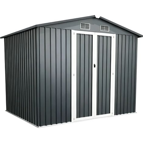 Caseta Metálica Exterior Con Puertas Dobles Abatibles 267,5 × 199 × 197 cm (1/5)