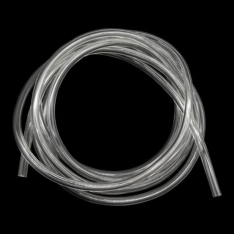 Tube en PVC transparent de 5 mm de diamètre intérieur x 7 mm de diamètre extérieur de 2 m, tuyau en PVC léger et flexible (1/5)