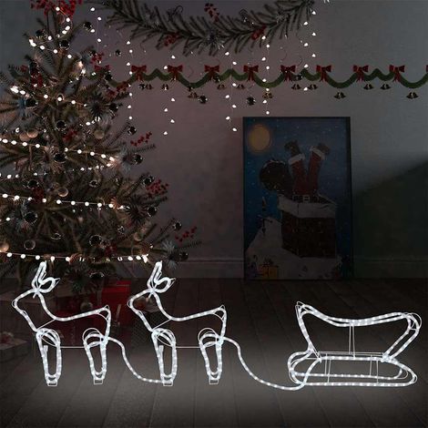 Décoration de Noël d'extérieur Renne et traîneau 576 LED-Décoration de Fête pour Noël 838005 (1/5)