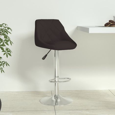 vidaXL Tabouret de bar Noir Similicuir (1/5)