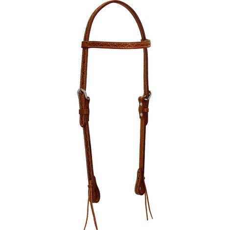 marrone - Tête de lit occidentale Triple S avec décoration en zigzag et boucles en acier inoxydable