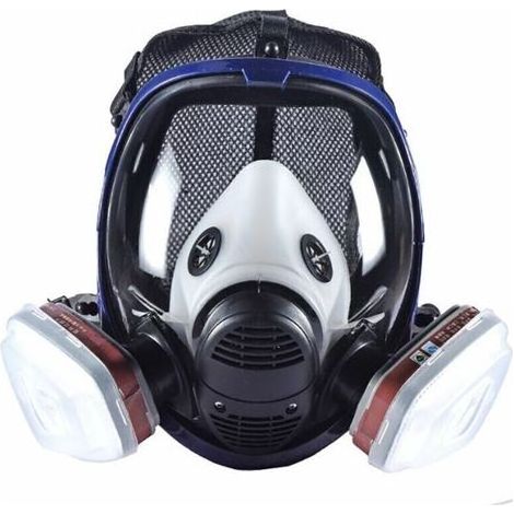 Masques intégraux. Peintures. Produits chimiques et mesures de sécurité au travail. (1/5)