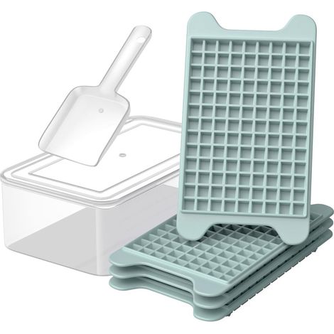 Mini glaçons pour congélateur : GGUW Glaçons granulés avec moule à glaçons, 4 × 117 glaçons, moule à glaçons facile à démouler (1/5)