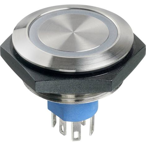 APEM AV5V022000074BK AV5V022000074BK Bouton-poussoir antivandalisme 30 V/DC 1 A 1 x Off/(On) à rappel vert (Ø x H) 36 m (1/3)