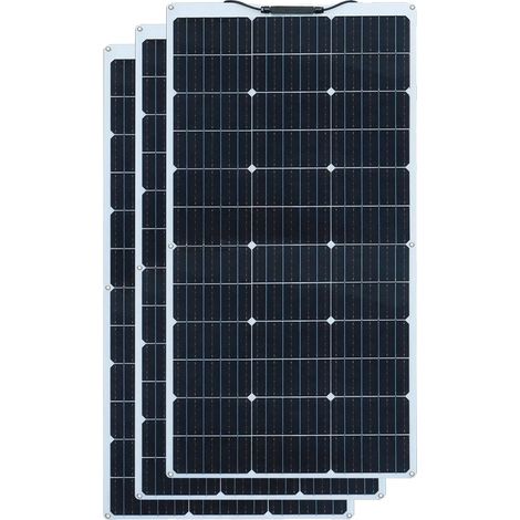 Panneau Solaire Flexible, Haute Efficacité du Module 24%, Design Léger (1/2)