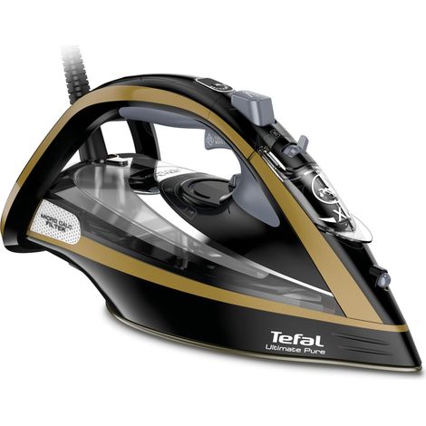 Tefal FV9847 Ultimate Pure ferro da stiro a vapore nero