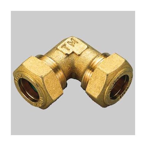 RACCORDO CURVO DOPPIO O-RING GIALLO - 10 x 10