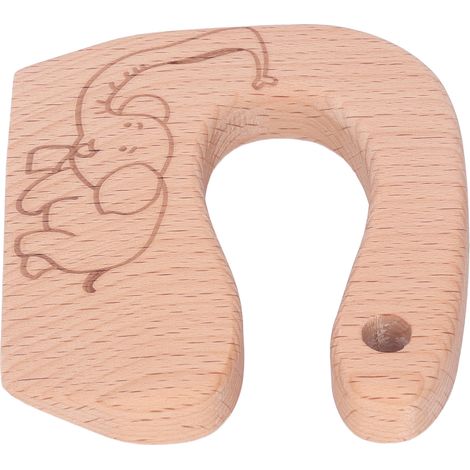 Couteau de Cuisine Sécuritaire pour Enfants - Hachoir en Bois Fruits et Légumes - Jouet d'Éveil Éléphant