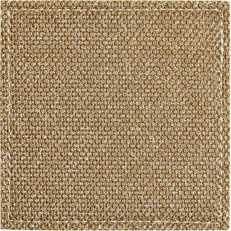 Premier Housewares Set of 4 Gold Glitter Coasters (1/2)