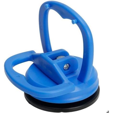 Mini Ventouse Carrosserie Debosselage Ventouse ABS Caoutchouc Durable 5.6cm Débosselage de Voiture pour écran Téléphone(bleu).