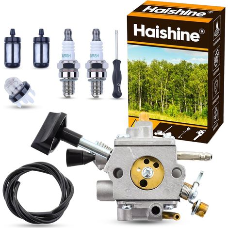 Carburetor Kit for STIHL BR 800 800X Replacement Part 4283-120-0601 with Oil Bubble + Oil Hose + Filter + Spark Plug + Screwdriver (1/5)