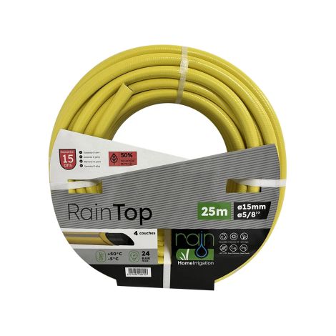 Manguera de riego rain d19x50m diámetro 19 mm longitud 50 m