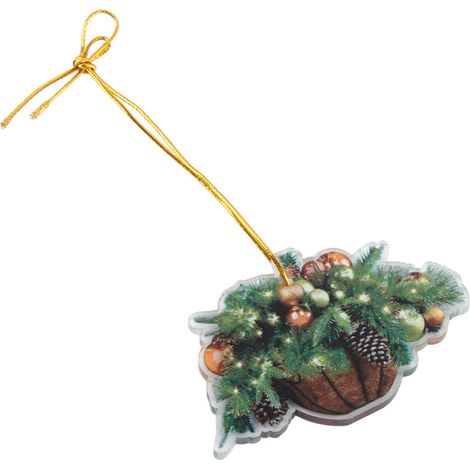 Dekorativer Weihnachtsbaumkorb aus Acryl (1/5)