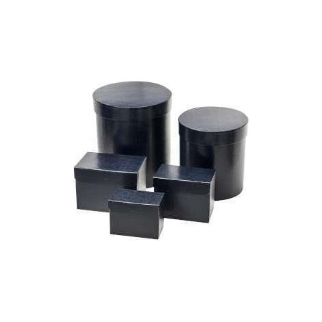ARPIMEX Set Natale 2 Scatole Tonde Blue Black