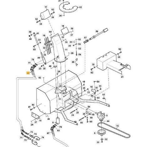 HYDRAULIKSCHLAUCH 1/4 ORIGINAL STIGA - 118890130/0